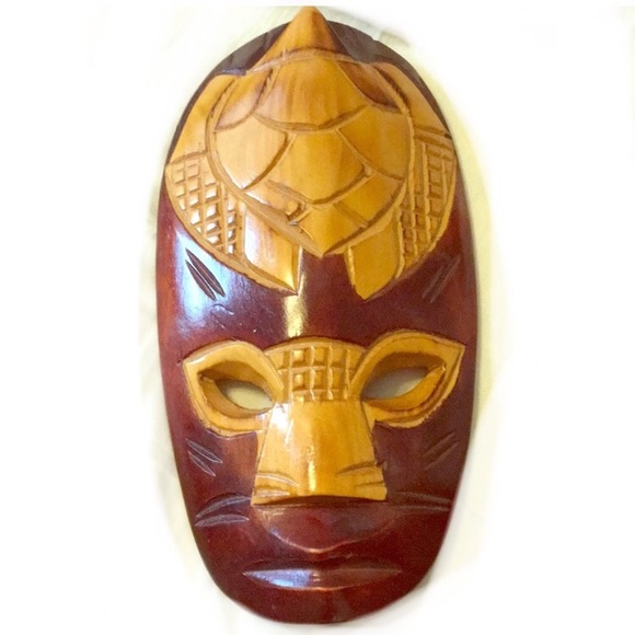 Other - Handmade Wood Tribal Face Mask from Fiji